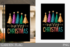 Christmas Tree Garden Flag. Merry Christmas Garden Flag Product Image 1