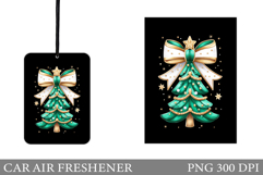 Christmas Tree Car Air Freshener. Winter Car Air Freshene Product Image 1