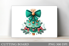 Christmas Tree Cutting Board. Kitchen Cutting Board Design Product Image 1