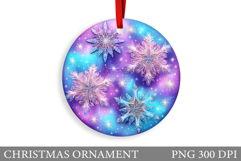 Snowflakes Christmas Ornament. Winter Christmas Ornament Product Image 1