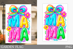Mother's Day Garden Flag. Flowers Garden Flag Sublimation Product Image 1