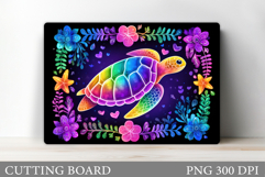 Turtle Kitchen Cutting Board. Sea Turtle Cutting Board Product Image 1