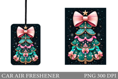 Christmas Tree Car Air Freshener. Winter Car Air Freshene Product Image 1