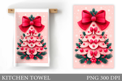 Christmas Tree Kitchen Towel. Christmas Kitchen Towel Product Image 1