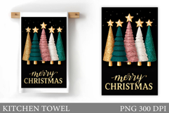 Christmas Tree Kitchen Towel. Christmas Kitchen Towel Design Product Image 1