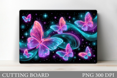 Butterflies Cutting Board Design. Butterflies Sublimation Product Image 1