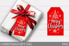 Christmas Gift Tag Printable. Christmas Tree Gift Tag Design Product Image 1