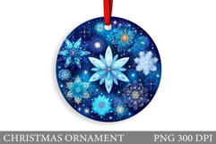 Snowflakes Christmas Ornament. Christmas Ornament Design Product Image 1