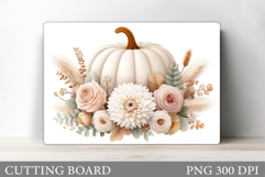 Pumpkin Cutting Board Design. Pumpkin Sublimation Product Image 1