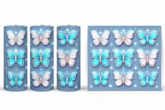 Butterflies Tumbler Sublimation. Butterflies Sublimation Product Image 2