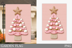 Christmas Tree Garden Flag. Merry Christmas Garden Flag Product Image 1