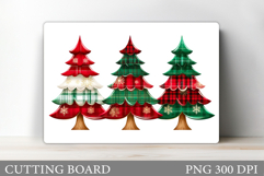 Christmas Tree Cutting Board Design. Kitchen Cutting Board Product Image 1