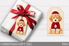 Christmas Gift Tags. Christmas Dog Gift Tag Printable Product Image 1