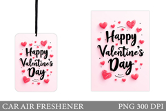 Valentines Day Car Air Freshener. Heart Car Air Freshener Product Image 1
