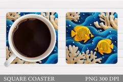 Fish Coaster Sublimation. Fish Sublimation Product Image 1