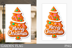 Christmas Tree Garden Flag. Merry Christmas Garden Flag Product Image 1