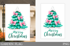 Christmas Tree Garden Flag. merry Christmas Garden Flag Product Image 1