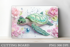 Turtle Kitchen Cutting Board. Turtle Cutting Board Design Product Image 1