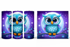 Owl Tumbler Sublimation. Owl Sublimation Product Image 2