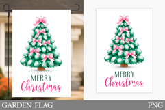 Christmas Tree Garden Flag. merry Christmas Garden Flag Product Image 1
