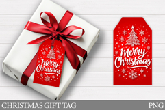 Christmas Gift Tag Printable. Christmas Tree Gift Tag Design Product Image 1