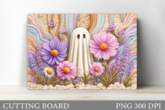 Cute Ghost Cutting Board. Halloween Cutting Board Design Product Image 1