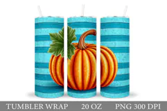 Pumpkin Tumbler Design. Pumpkin Sublimation Product Image 1