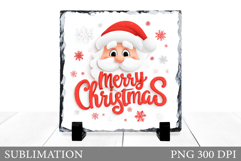 Santa Claus Slate Design. Christmas Slate Sublimation Product Image 1