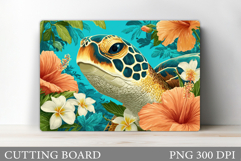 Turtle Kitchen Cutting Board. Turtle Cutting Board Design Product Image 1