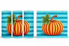 Pumpkin Tumbler Design. Pumpkin Sublimation Product Image 2