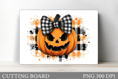 Halloween Pumpkin Cutting Board. Halloween Cutting Board Product Image 1