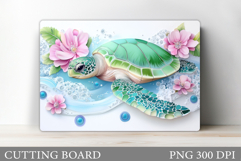 Turtle Kitchen Cutting Board. Turtle Cutting Board Design Product Image 1