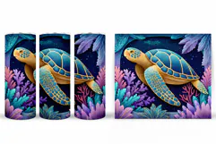 Turtle Tumbler Design. Turtle Tumbler Sublimation Product Image 2