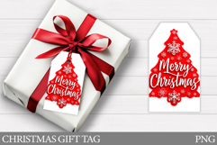 Christmas Tree Gift Tag Design. Christmas Gift Tag Printable Product Image 1