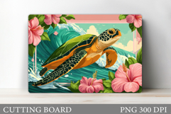 Turtle Kitchen Cutting Board. Turtle Cutting Board Design Product Image 1