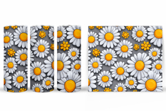 Daisy Flowers Tumbler Design. Flowers Tumbler Sublimation Product Image 2