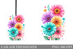 Flowers Flowers Car Air Freshener. Summer Car Air Freshener Product Image 1