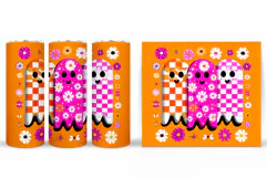 Ghost Tumbler Sublimation. Halloween Tumbler Design Product Image 2