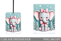 Cute Elephant Car Air Freshener. Christmas Car Air Freshener Product Image 1