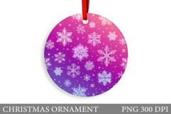 Snowflakes Christmas Ornament. Christmas Ornament Design Product Image 1