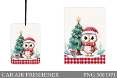 Cute Owl Car Air Freshener. Christmas Car Air Freshener Product Image 1