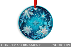 Snowflakes Christmas Ornament. Christmas Ornament Design Product Image 1