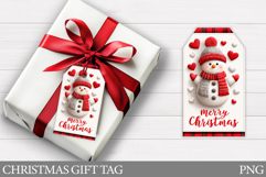 Christmas Snowman Gift Tag. Christmas Gift Tags Printable Product Image 1