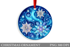 Snowflakes Christmas Ornament. Winter Christmas Ornament Product Image 1