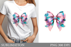 Bow Sublimation. Bow T-Shirt Design Product Image 1
