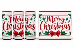 Merry Christmas Tumbler. Christmas Tumbler Sublimation Product Image 2