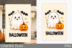 Ghost Garden Flag Design. Halloween Garden Flag Sublimation Product Image 1