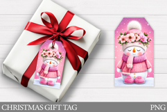 Christmas Gift Tags. Christmas Snowman Gift Tag Printable Product Image 1
