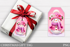 Christmas Snowman Gift Tag. Christmas Gift Tags Printable Product Image 1