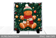 Cute Gingerbread Sublimation. Gingerbread Slate Design Product Image 1